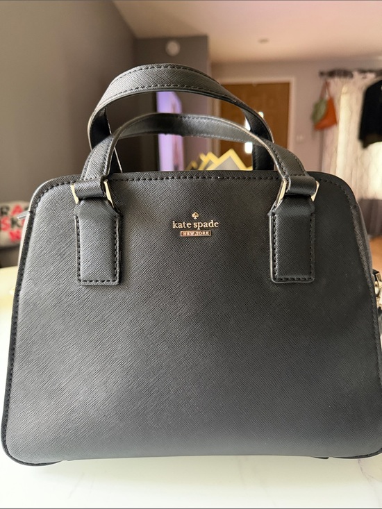 kate spade Handbags - kate spade Black Leather Double-Handle Satchel